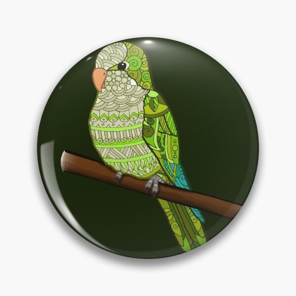 Item preview, Pallid-Green Quaker Parrot Design designed and sold by Kit Ellsworth.