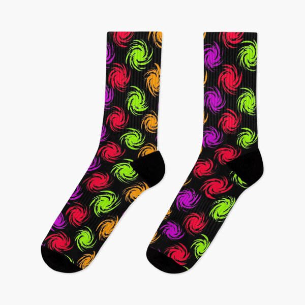 Item preview, Copy of colorful swirl pattern black background, abstract art illustration designed and sold by Stéphane  Thirion.