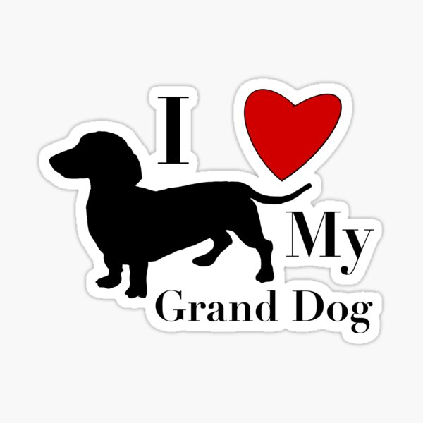 Aperçu de l'œuvre Je coeur mon grand-chien créée et vendue par AllyInDreamland.