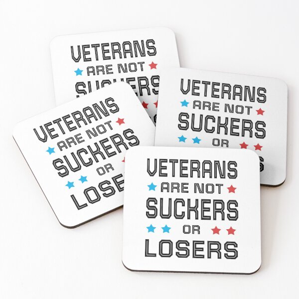 Item preview, veterans are not suckers or losers  designed and sold by AnimaLovers.