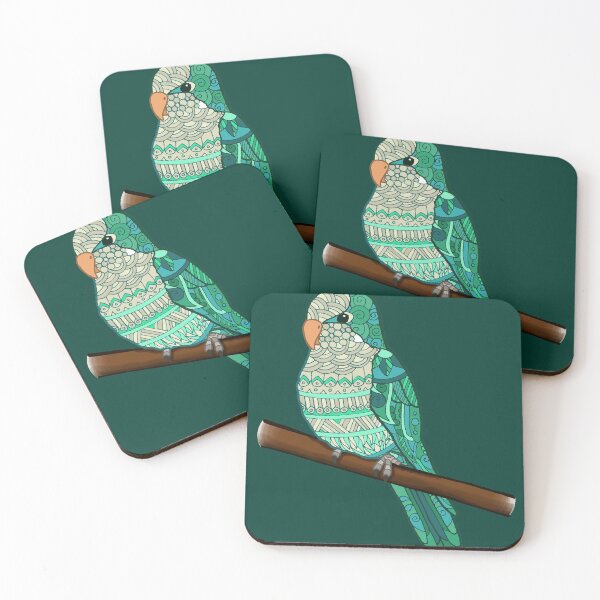 Item preview, Blue Quaker Parrot Design designed and sold by Kit Ellsworth.