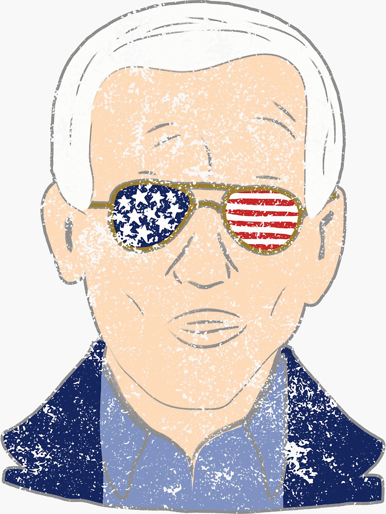 Joe Biden 2020 Sunglasses Hand Drawn Illustration T-Shirt