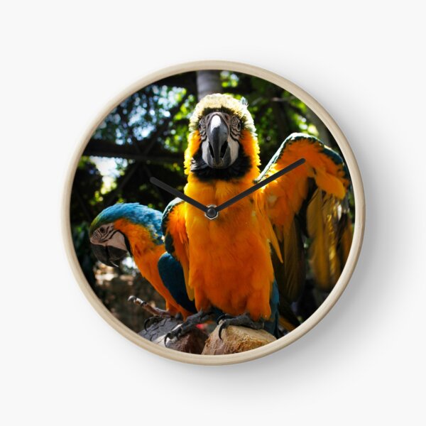 Vista previa del artículo con la obra «Guacamaya azul y amarillo», diseñado y vendido por marleew.