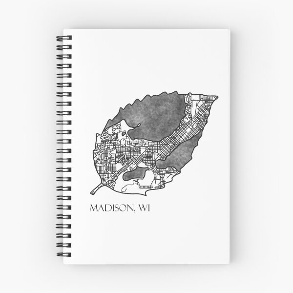Item preview, Madison Leaf Map designed and sold by Annika Carter.