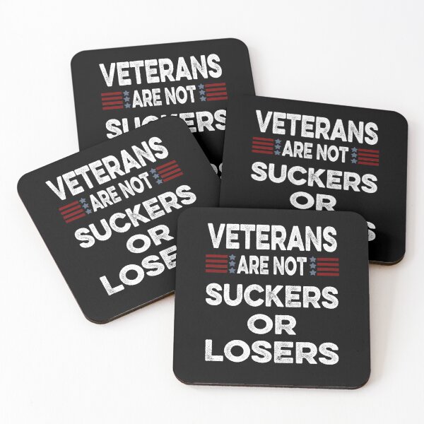 Item preview, veterans are not suckers or losers  designed and sold by AnimaLovers.