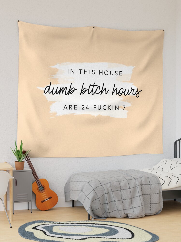 In this house dumb tapestry sale