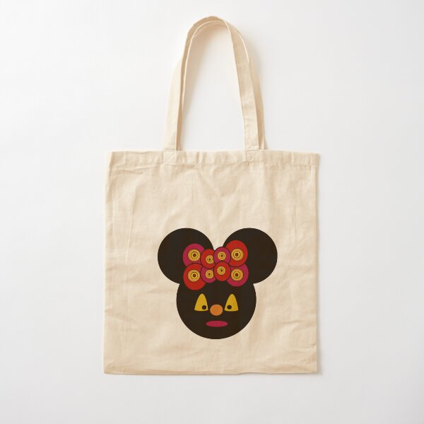 Koala negro, ilustración en color (decoración infantil) Bolsa de algodón