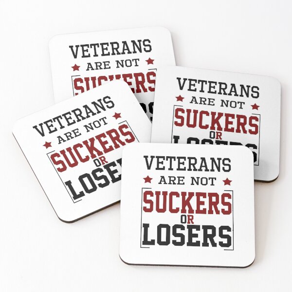 Item preview, veterans are not suckers or losers  designed and sold by AnimaLovers.