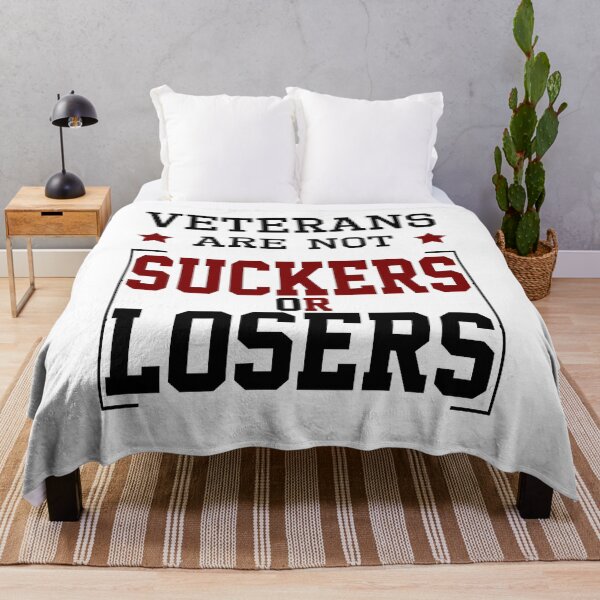 Item preview, veterans are not suckers or losers  designed and sold by AnimaLovers.