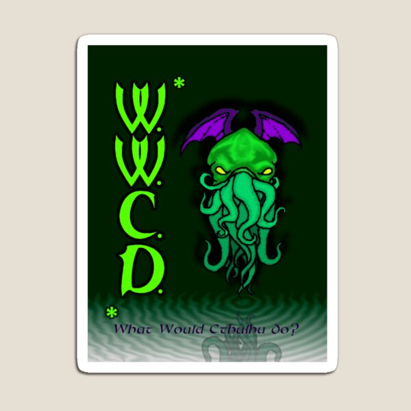 Artikelvorschau, WWCD- Was würde Cthulhu tun? entworfen und verkauft von FCS-ART.