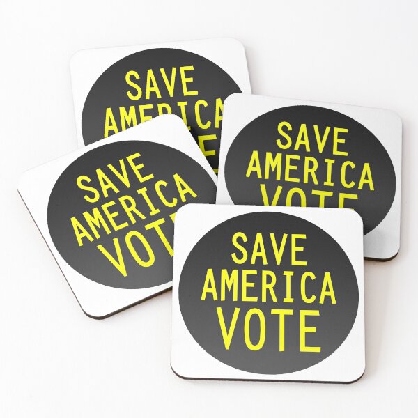 Item preview, Save America Vote, in Gradated Black and Yellow designed and sold by Neil Feigeles.