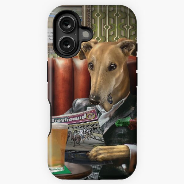 Item preview, Greyhound Dog Portrait - Rusty designed and sold by carpo17.