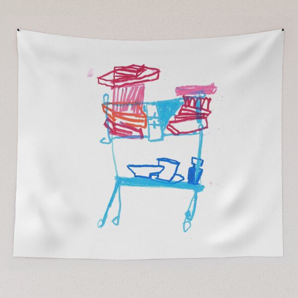 Item preview, book table designed and sold by Shylie Edwards.