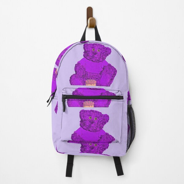 Item preview, Purple Bear with Cake Cutout designed and sold by kristalcurt.