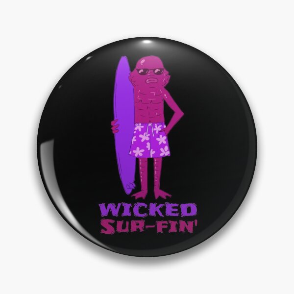 Item preview, Funny, Cool Surfer Purple Swamp Monster for Halloween or Anytime! designed and sold by UrTops.