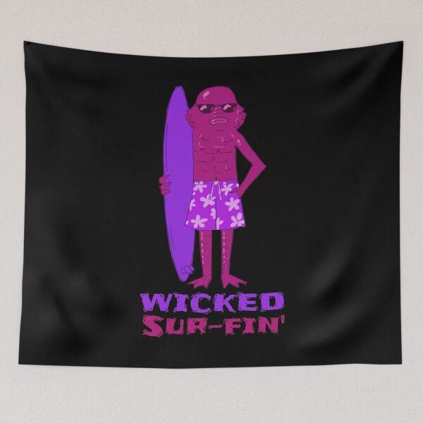 Item preview, Funny, Cool Surfer Purple Swamp Monster for Halloween or Anytime! designed and sold by UrTops.
