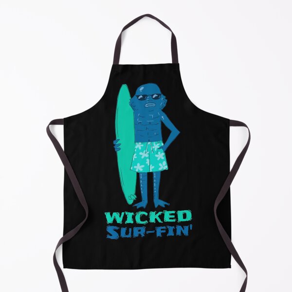 Item preview, Funny, Cool Surfer Blue Swamp Monster for Halloween or Anytime! designed and sold by UrTops.