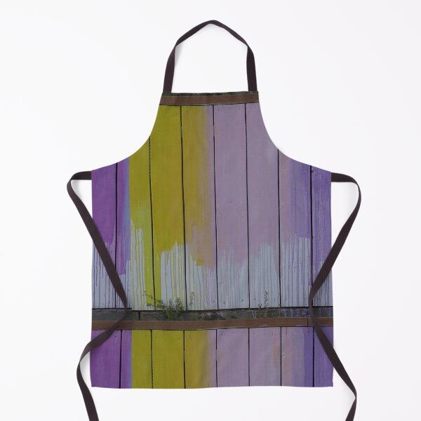 Purple, yellow, purple mask, Sticker, Socks Apron