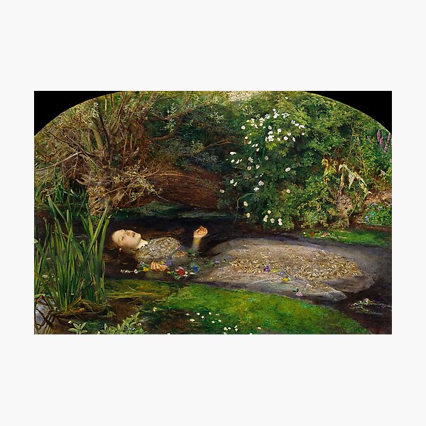 Ophelia - John Everett Millais Photographic Print