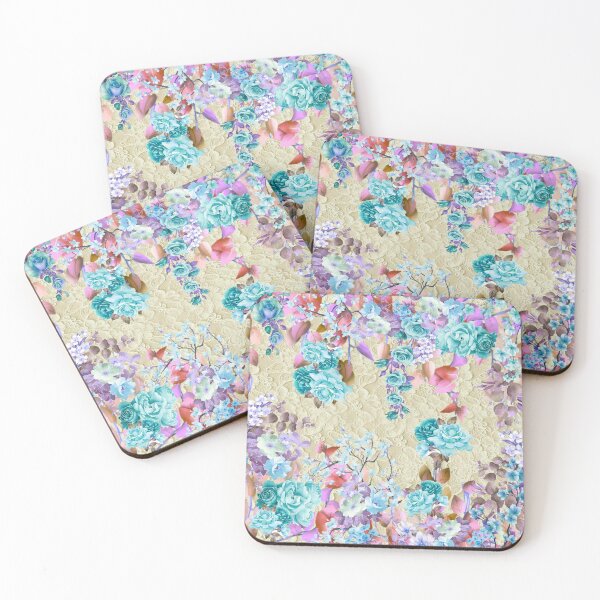 Item preview, Blue Floral on Lace designed and sold by 99Brooklynn99.