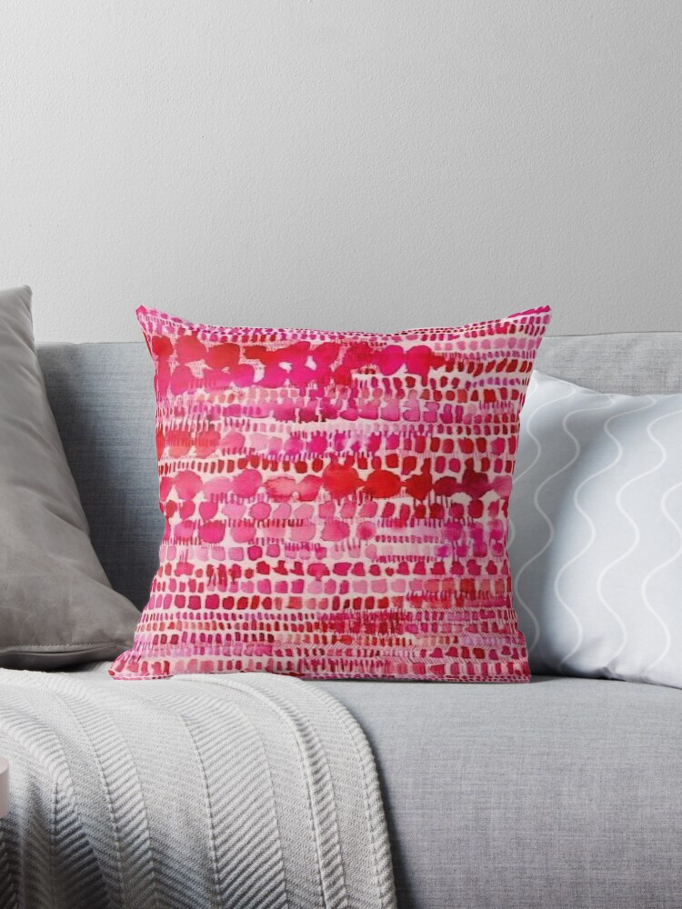 cute pink throw pillows