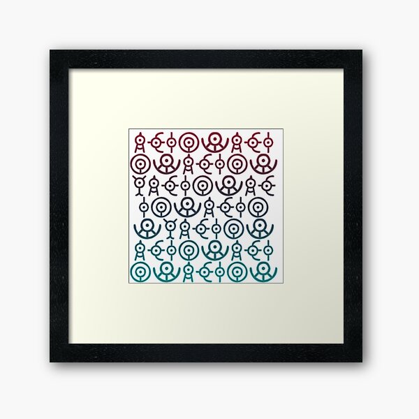 Item preview, Unown Vowels  designed and sold by SolarFox.