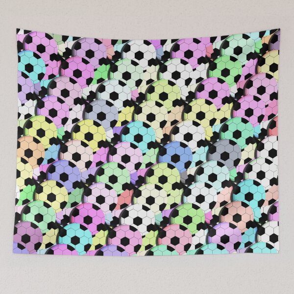 Item preview, Cool Football || Soccer Balls Colorful Pattern designed and sold by vineeth.