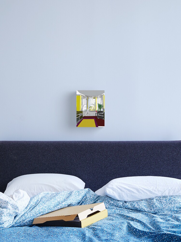 Thumbnail 1 of 3, Canvas Print, Comfortable Room designed and sold by TrickyBeamy28.