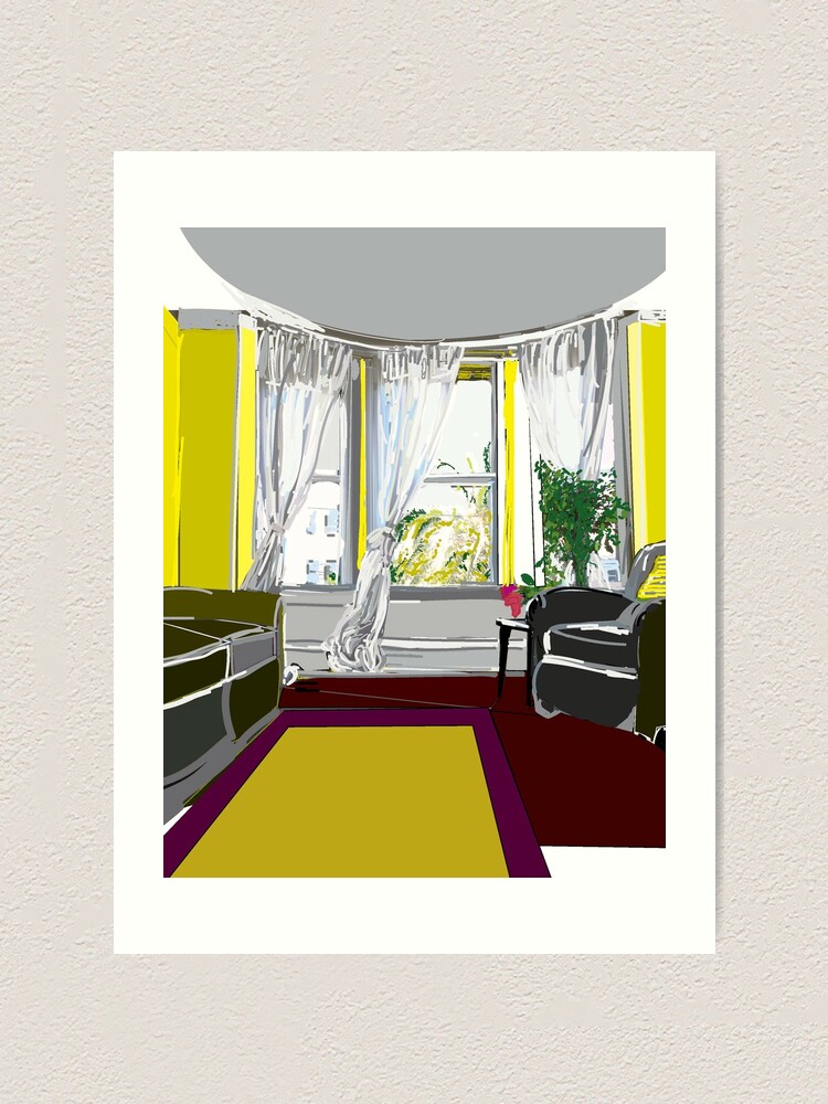 Thumbnail 1 of 3, Art Print, Comfortable Room designed and sold by TrickyBeamy28.