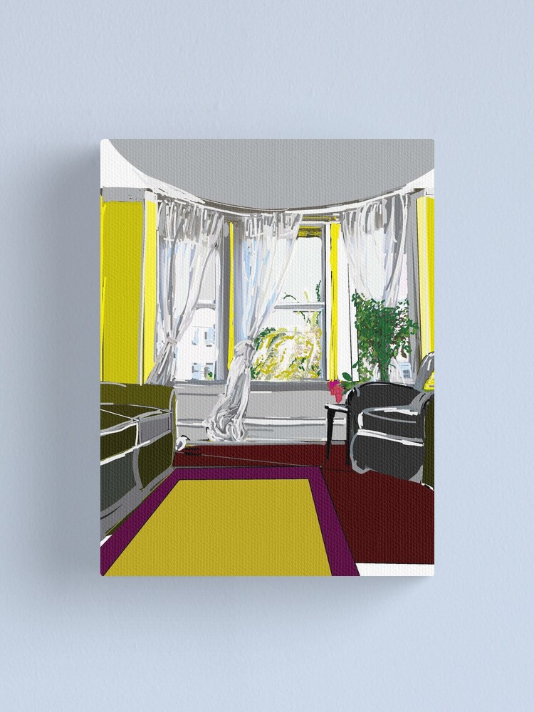 Thumbnail 2 of 3, Canvas Print, Comfortable Room designed and sold by TrickyBeamy28.