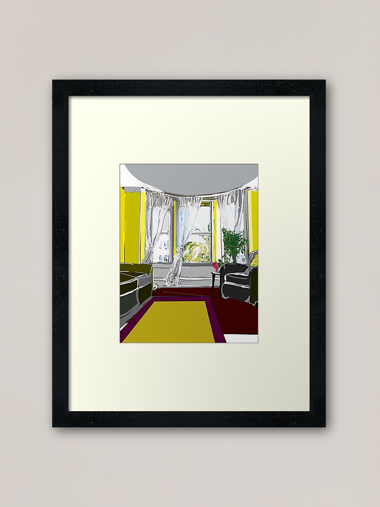 Thumbnail 1 of 7, Framed Art Print, Comfortable Room designed and sold by TrickyBeamy28.