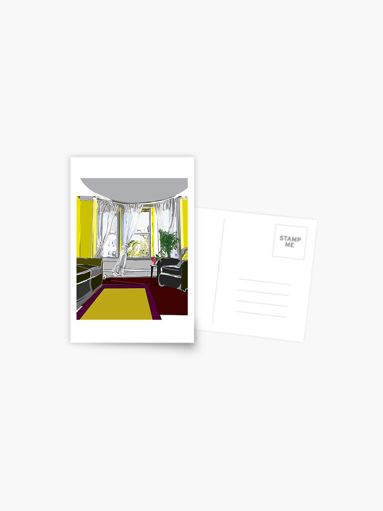 Thumbnail 1 of 2, Postcard, Comfortable Room designed and sold by TrickyBeamy28.