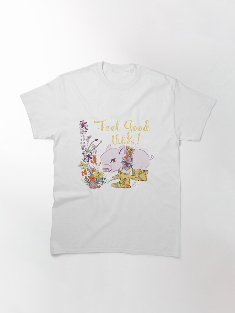 Alternate view of Feel Good Vibes! Classic T-Shirt