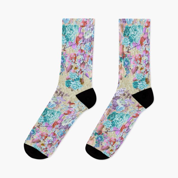 Item preview, Blue Floral on Lace designed and sold by 99Brooklynn99.