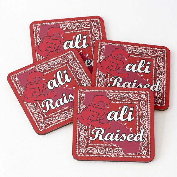 Artikelvorschau, Cali Raised Red Bandana entworfen und verkauft von 89129graphics.
