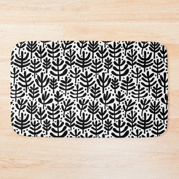 Item preview, Fern Garden Pattern - Black and White designed and sold by Artberry.