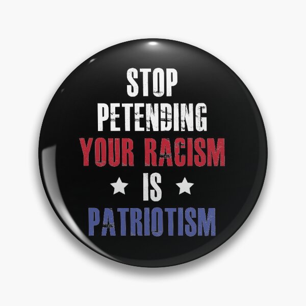 Artikelvorschau, Hören Sie auf, Ihren Rassismus als Patriotismus-Shirt vorzutäuschen - Anti Trump entworfen und verkauft von hasanmasud.