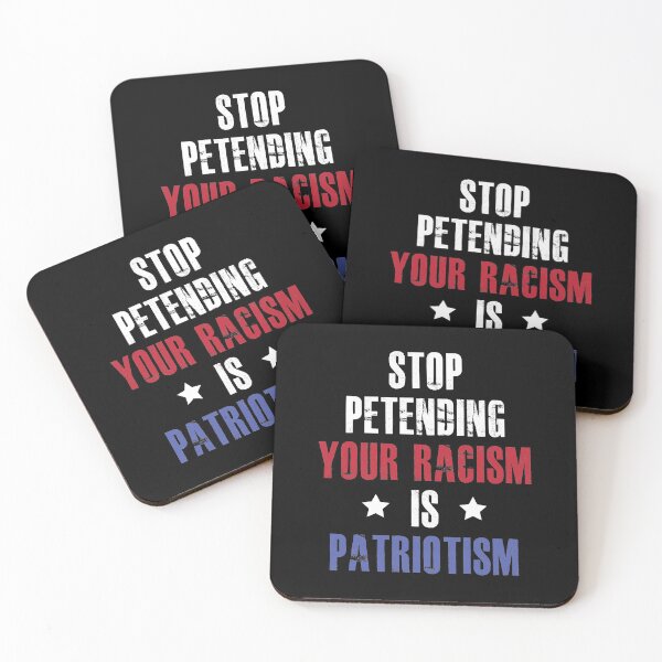 Item preview, Stop Pretending Your Racism Is Patriotism Shirt – Anti Trump designed and sold by hasanmasud.