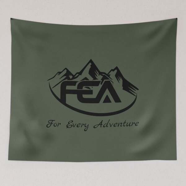Item preview, FEA Mountain logo w Text designed and sold by Natalia Bertelli.