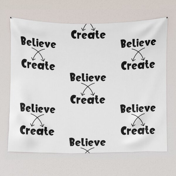 Item preview, Believe Create - Law of Attraction  designed and sold by LoA-Lady.