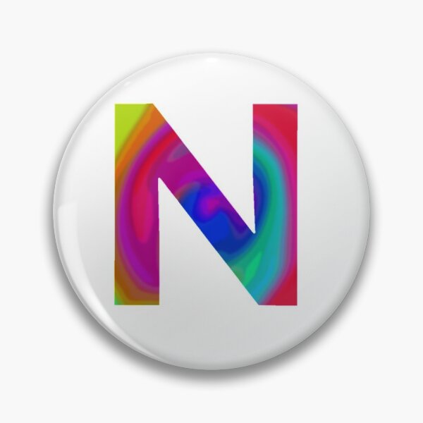 Item preview, Psychedelic Letter N designed and sold by crgart.