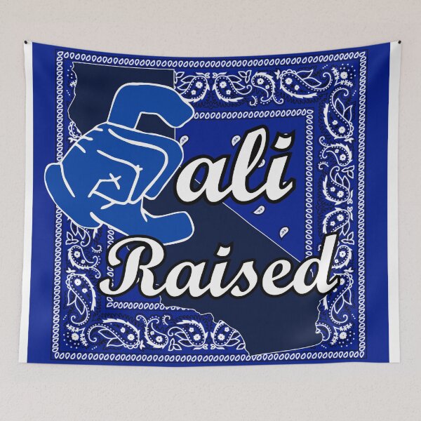 Item preview, Cali Raised Blue Bandana designed and sold by 89129graphics.