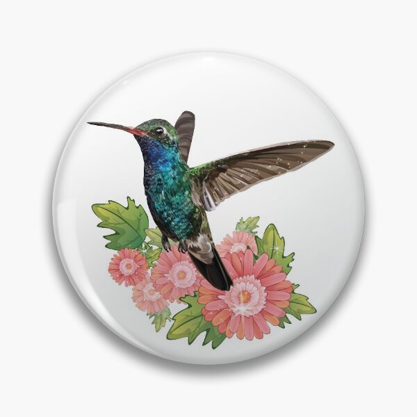 Item preview, Broad-billed hummingbird designed and sold by obscurite.