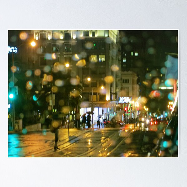 Item preview, Powell Street Rainy Night designed and sold by David Denny.