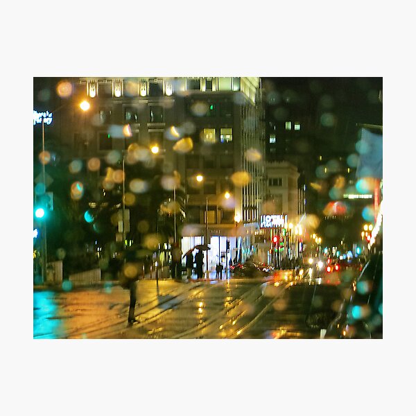 Item preview, Powell Street Rainy Night designed and sold by David Denny.