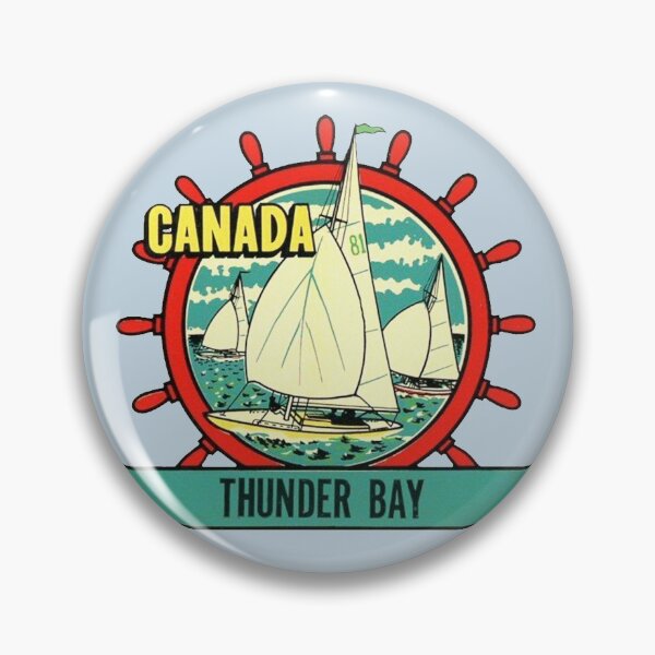Artikelvorschau, Thunder Bay Ontario Vintage Reiseaufkleber entworfen und verkauft von hilda74.