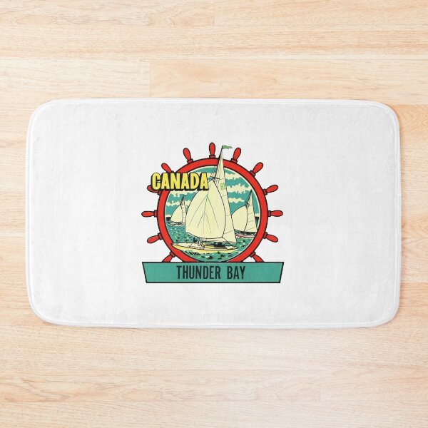 Item preview, Thunder Bay Ontario Vintage Travel Decal designed and sold by hilda74.
