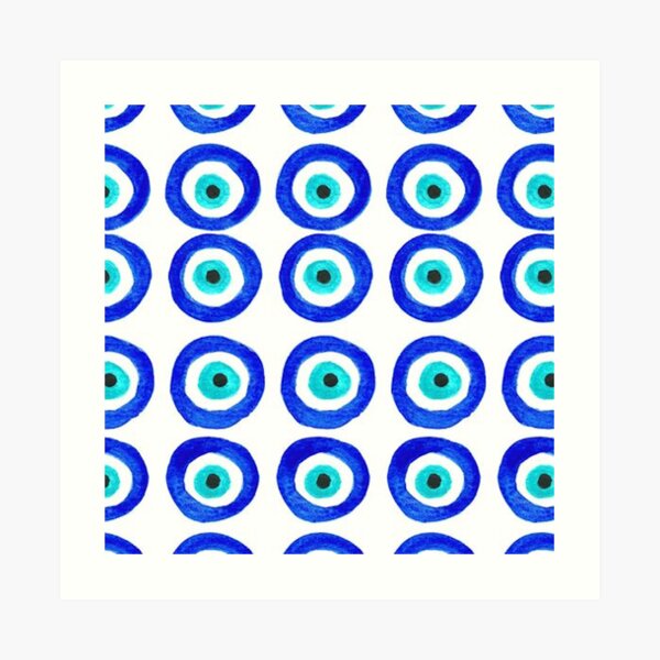evil eye Art Print