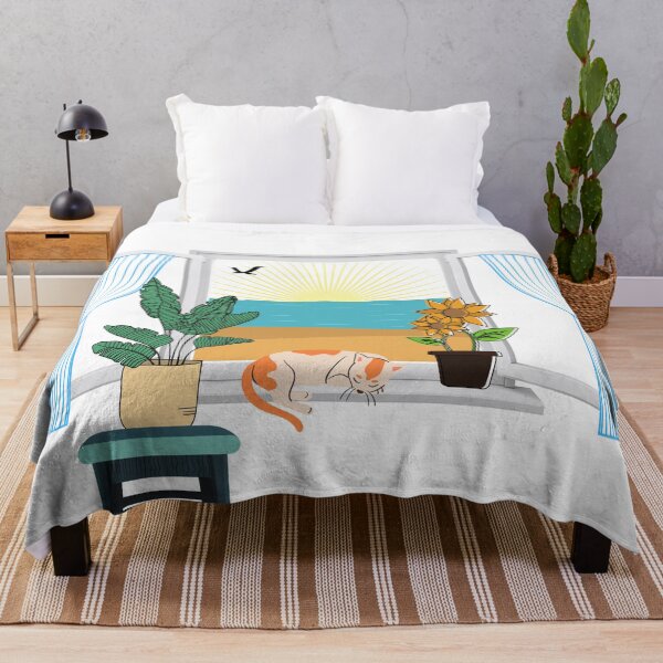 Item preview, Seaside View Through an Open Window designed and sold by designlee.