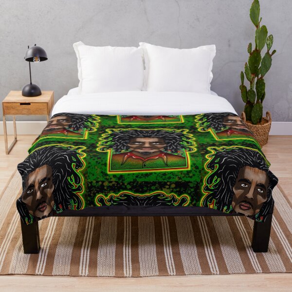 Artikelvorschau, RASTA TRIPPY REGGAE BOB - Grün / Rot / Gold entworfen und verkauft von HeadHeavyDesign.